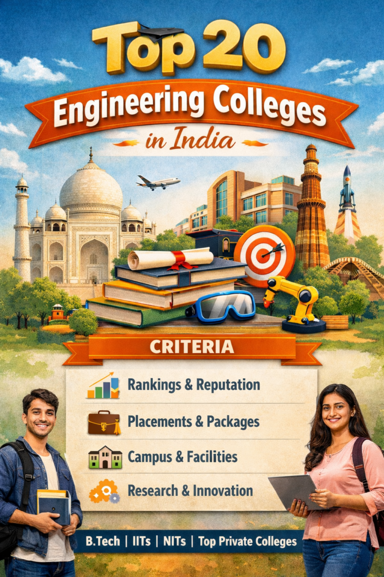 Top 20 Engineering Colleges in India – Complete 2026 Guide