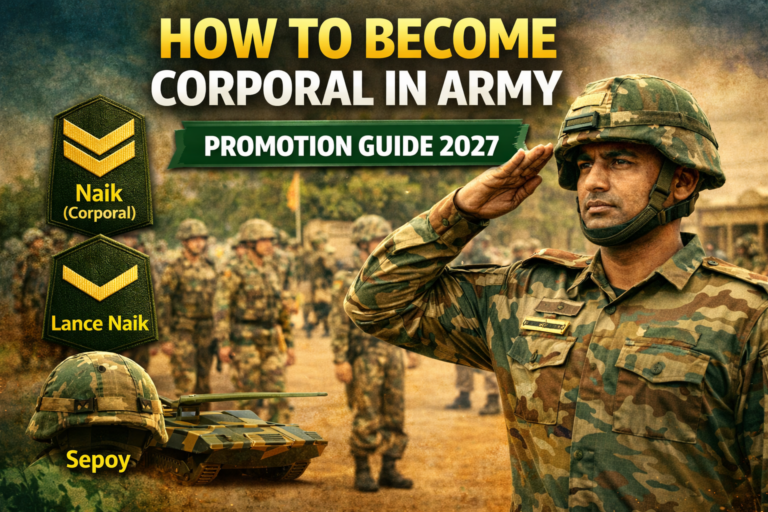 How to Become Corporal in Army | 2027 Guide