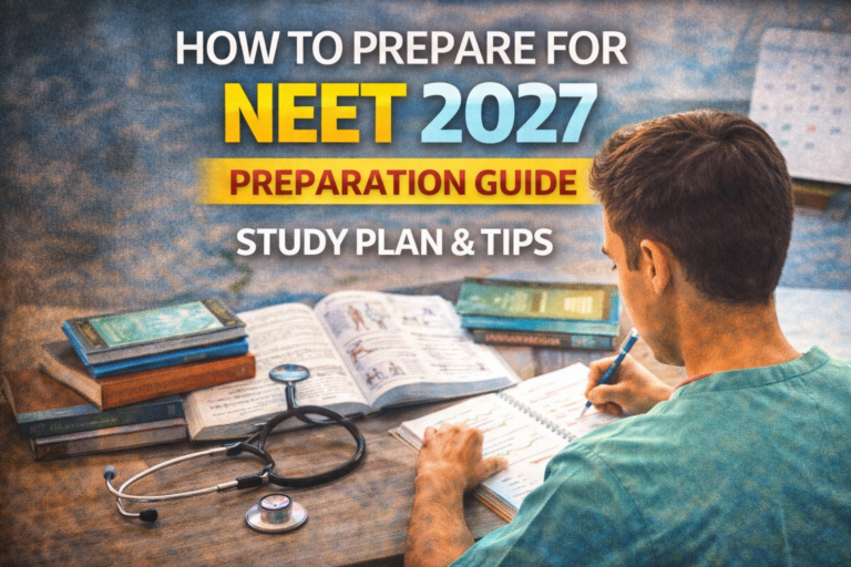 How to Prepare for NEET 2027 | Study Plan & Tips