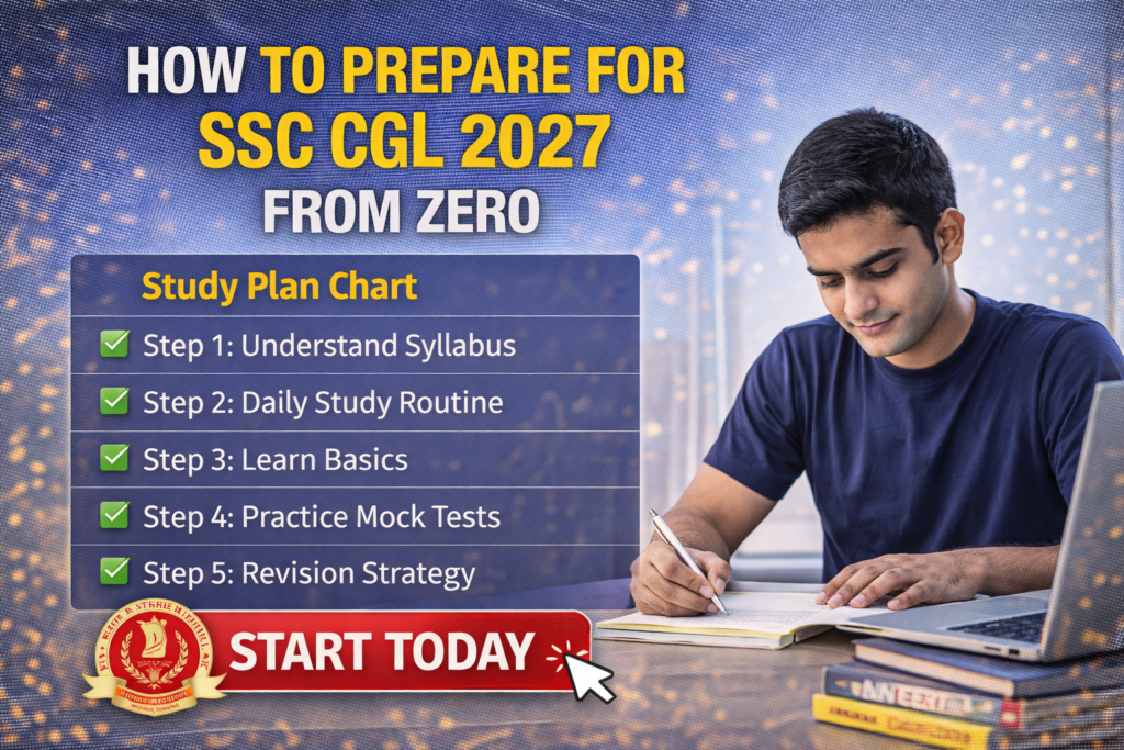 How to Prepare for SSC CGL 2027 from Zero