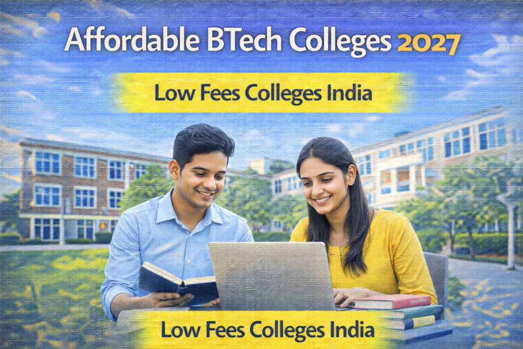 Affordable BTech Colleges in India | 2027